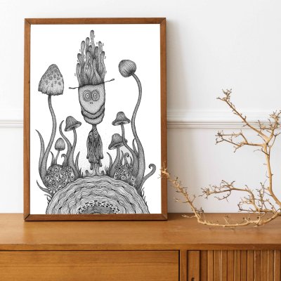 Moment of Bliss / Paper Giclee print